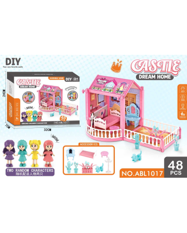 Κουκλόσπιτο DIY - Dream Home - ABL-1017 - 48pcs