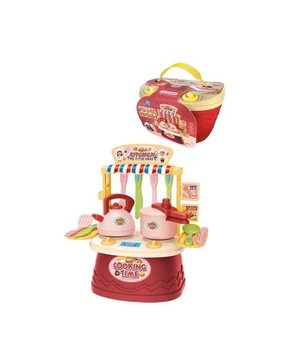 Σετ βαλιτσάκι-πάγκος μαγειρικής με αξεσουάρ - 1077-4