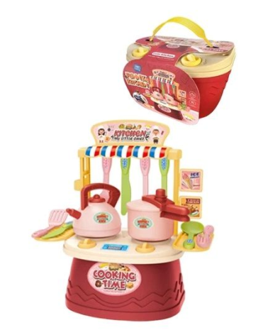 Σετ βαλιτσάκι-πάγκος μαγειρικής με αξεσουάρ - 1077-4