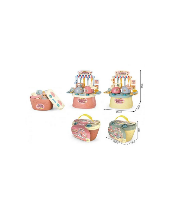 Σετ βαλιτσάκι-πάγκος μαγειρικής με αξεσουάρ - 1077-5