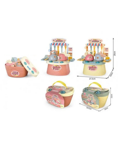 Σετ βαλιτσάκι-πάγκος μαγειρικής με αξεσουάρ - 1077-5