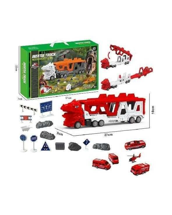 Παιδικό όχημα-αυτοκινητόδρομος με αξεσουάρ - Dinosaur - 717-B