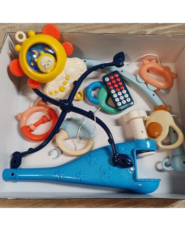 Βρεφικό μουσικό περιστρεφόμενο καρουζέλ κούνιας - BM1210