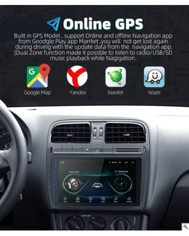 Ηχοσύστημα αυτοκινήτου 2DIN - 9"" - Android