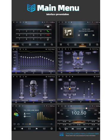 Ηχοσύστημα αυτοκινήτου 2DIN - 9"" - Android