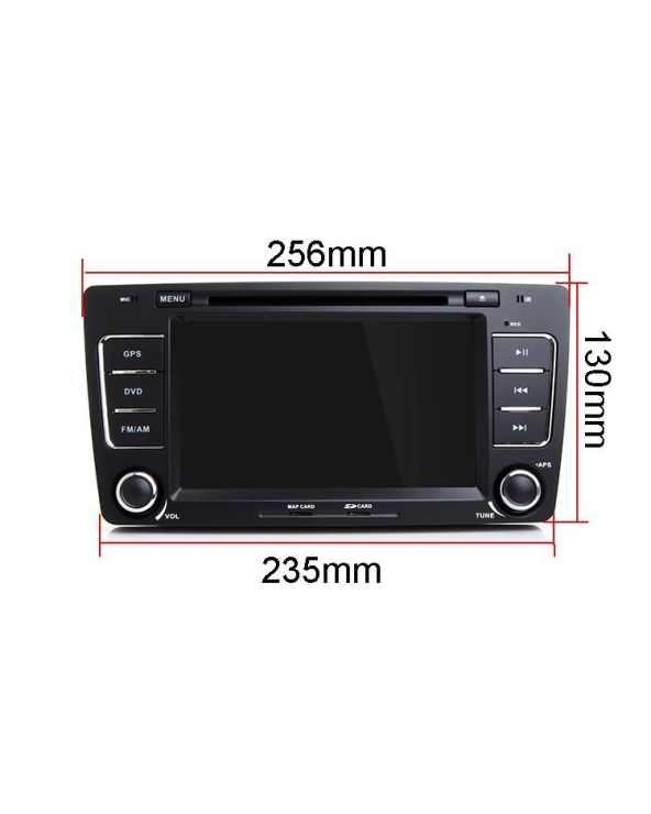 Ηχοσύστημα αυτοκινήτου 2DIN - Skoda Octavia - 8305 - 2+16GB - Android