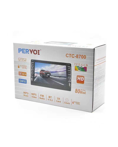 Ηχοσύστημα αυτοκινήτου 2DIN - CTC-8700 - 8   - MP5