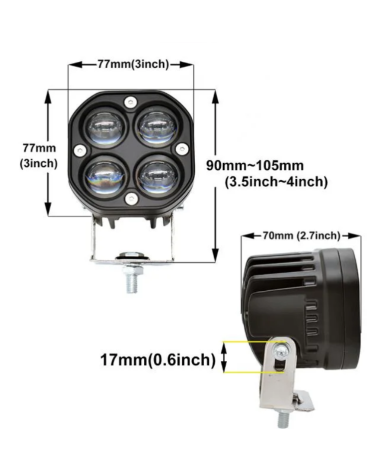 Προβολέας οχημάτων LED - R-D12603-A1