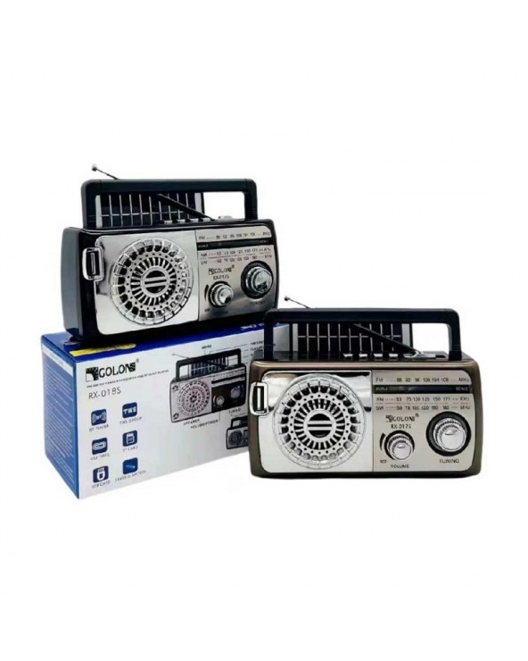 Επαναφορτιζόμενο ραδιόφωνο με ηλιακό πάνελ - RX-017S