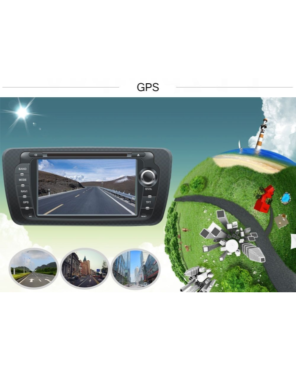 Ηχοσύστημα αυτοκινήτου 2DIN – Seat Ibiza – Android