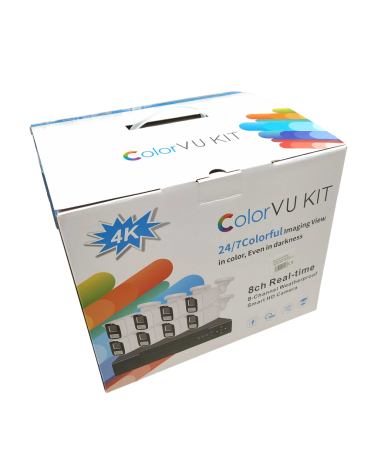 Καταγραφικό δικτύου με 8 κάμερες - CCTV Security Recording System - POE - 080067