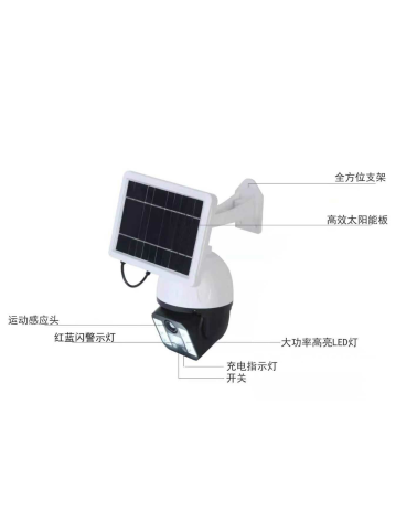 Ηλιακός προβολέας LED & Dummy Camera - T30