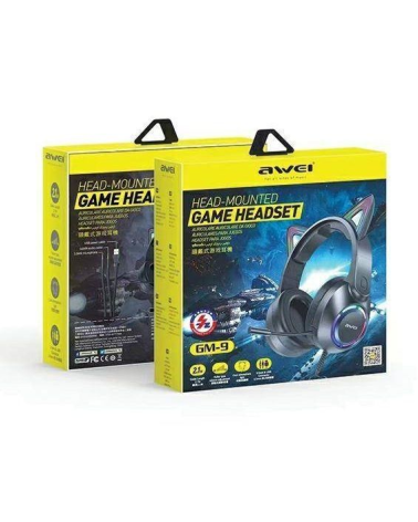 Ενσύρματα ακουστικά - Cat Headphones - GM-9 - AWEI