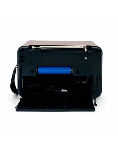 Επαναφορτιζόμενο ραδιόφωνο Retro - NS-6676BT - 566765 - Brown