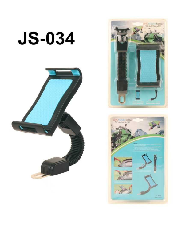 Βάση στήριξης smartphone ποδηλάτου/μοτοσυκλέτας - JS-034 - 812686 - Blue