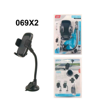 Βάση στήριξης smartphone αυτοκινήτου - JS-069-X2 - 812730 - Black