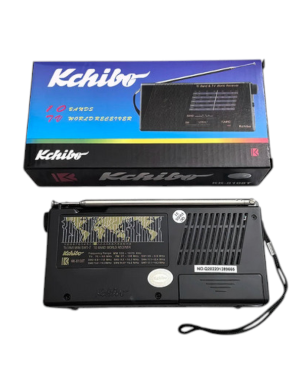 Φορητό ραδιόφωνο - KK8108T - 481089 - Black