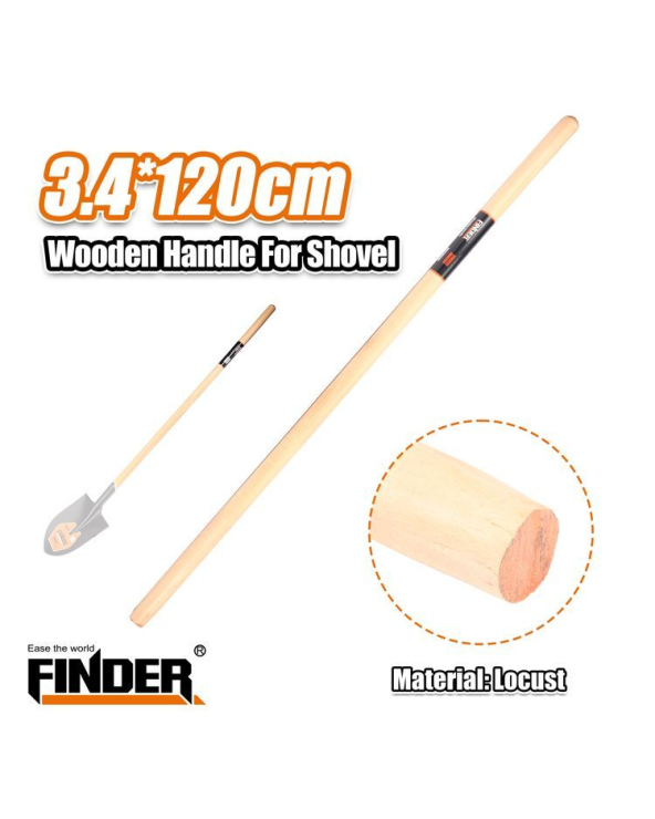 Ξύλινο στυλιάρι για φτυάρι - 3.4*120cm - Finder