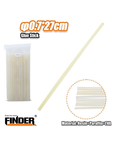 Ράβδοι σιλικόνης - Θερμόκολλα - 0.7x27cm - Finder