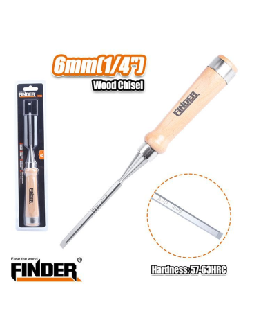 Σκαρπέλο - 6mm - 1/4"" - Finder