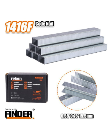 Σετ δίχαλα για καρφωτικό - 1416F - 0.55*0.75*15.5mm - Finder