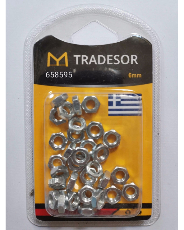 Παξιμάδια - Σετ 12 πακέτα - 6mm