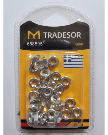 Παξιμάδια - Σετ 12 πακέτα - 6mm