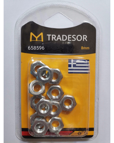 Παξιμάδια - Σετ 12 πακέτα - 8mm