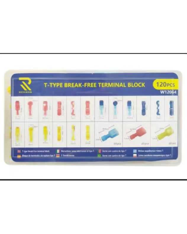 Σετ τερματικά καλωδίων T-TYPE - 120pcs