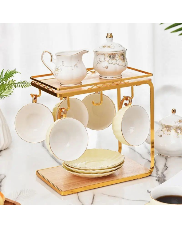 Ραφιέρα οργάνωσης φλυτζανιών - MZY833 - 170233 - Gold
