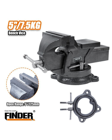 Μέγγενη πάγκου - 5" - Finder