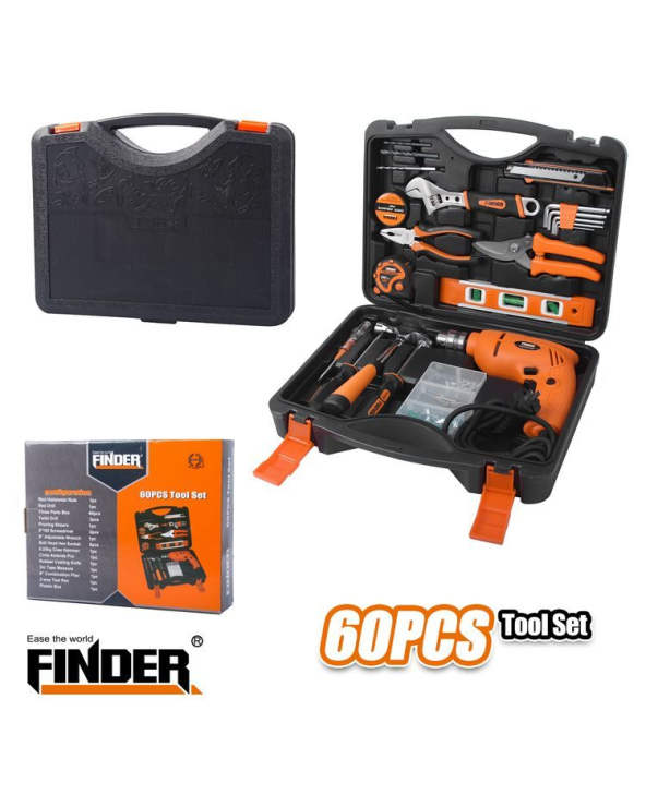 Σετ εργαλεία με θήκη - 60τμχ - Finder