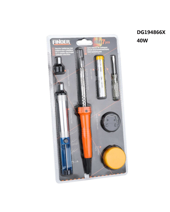 Ηλεκτρικό κολλητήρι - Σετ - 40W - Finder