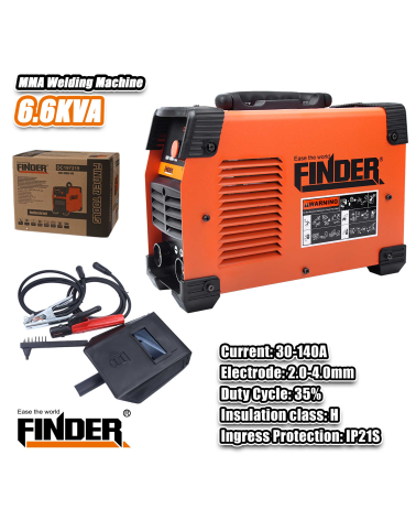 Μηχάνημα ηλεκτροκόλλησης - Inverter - IGBT - MMA - 160A - Finder