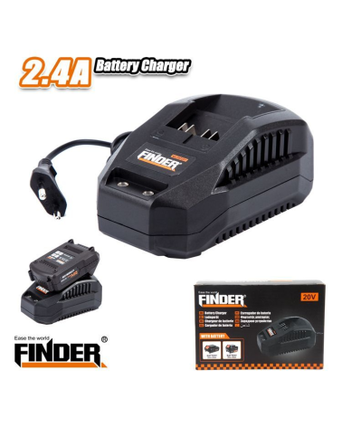 Φορτιστής μπαταρίας Λιθίου - 20V - 2.4A - Finder