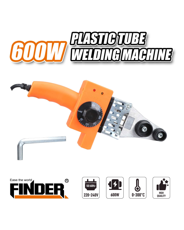Θερμοκολλητικό πλαστικών σωλήνων - 600W - Finder