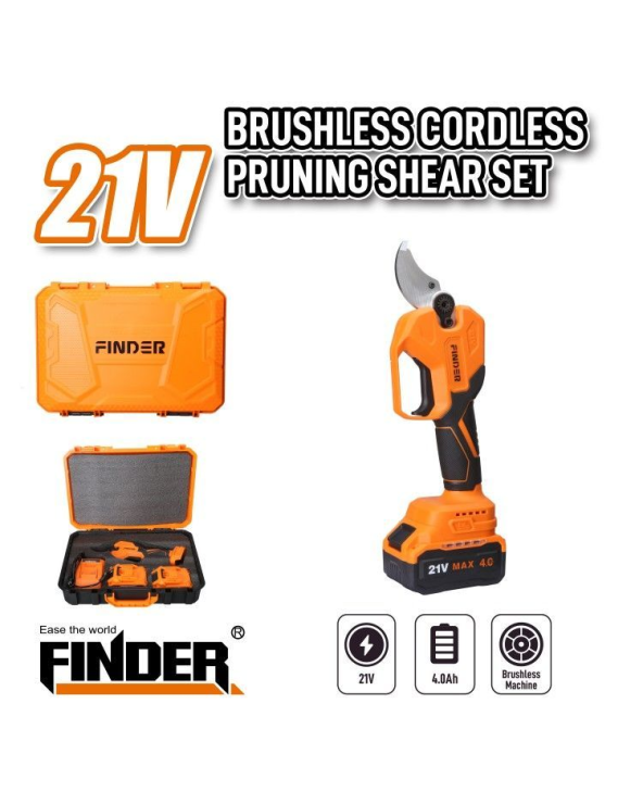 Επαναφορτιζόμενο κοπτικό κήπου - 21V - Finder