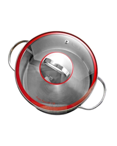 Κατσαρόλα ανοξείδωτη με καπάκι - 3.6L - CS003-B20 - DSP