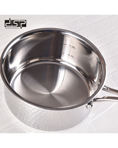 Γαλατιέρα ανοξείδωτη με καπάκι - 1.5L - CS001-A16 - DSP - 562496