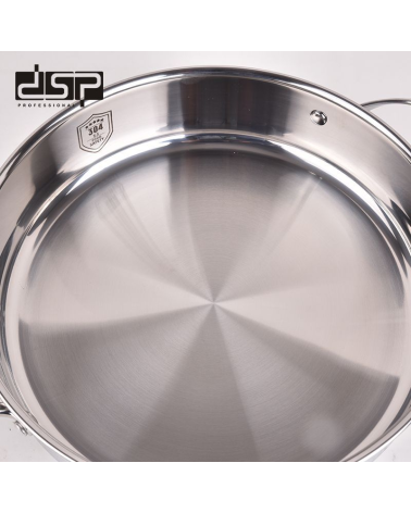 Τηγάνι ανοξείδωτο με καπάκι - 2.7L - CS001-C24 - DSP