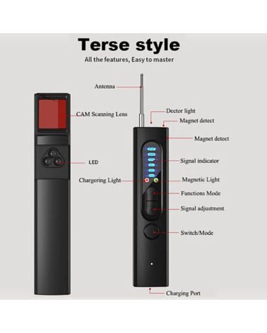 Ανιχνευτής κάμερας και συσκευών παρακολούθησης με υπέρυθρες - X13