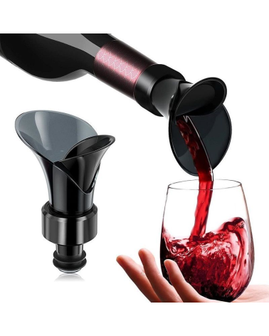 Πώμα κρασιού 2 σε 1 με αεροστεγές κλείσιμο - WP-003