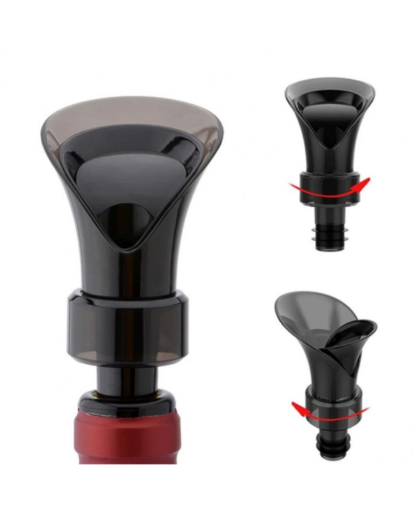 Πώμα κρασιού 2 σε 1 με αεροστεγές κλείσιμο - WP-003