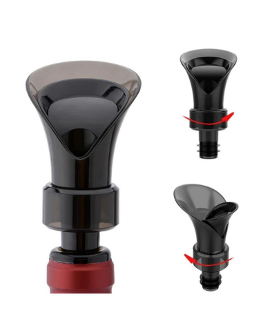 Πώμα κρασιού 2 σε 1 με αεροστεγές κλείσιμο - WP-003