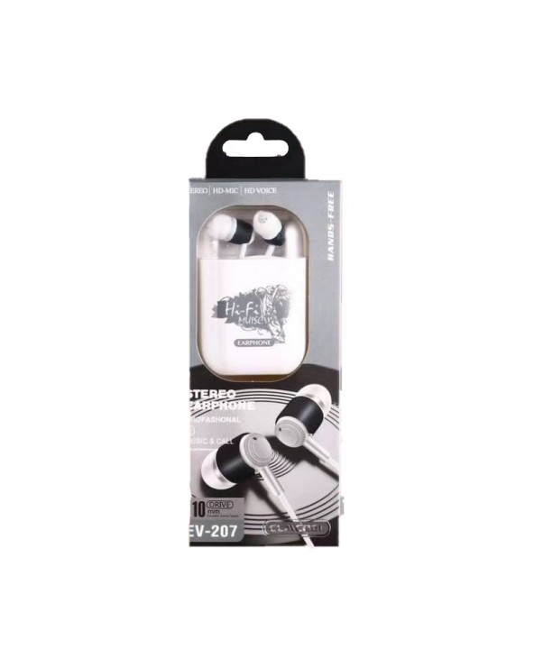 Ενσύρματα ακουστικά - EV-207 - 202296 - White