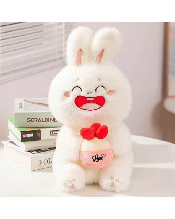 Λούτρινο κουκλάκι Κουνελάκι - 40cm