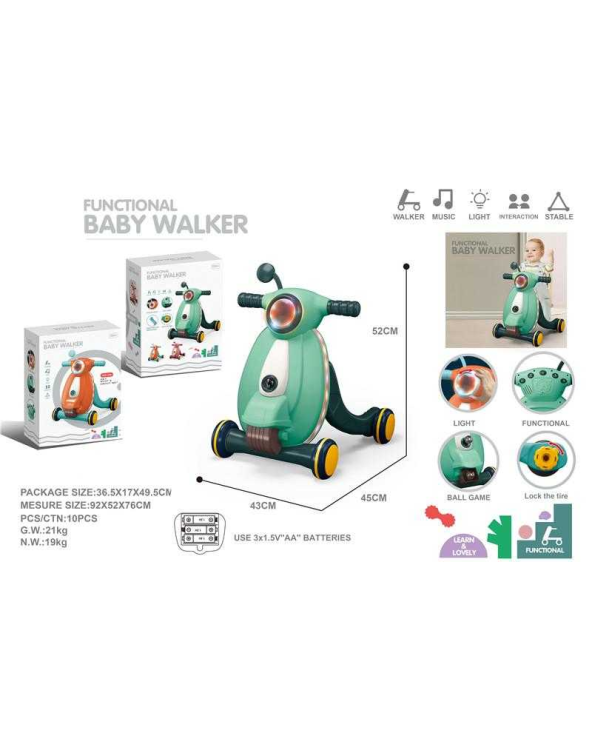 Παιδική στράτα scooter - 922-606 - 215521 - Green