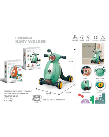 Παιδική στράτα scooter - 922-606 - 215521 - Green