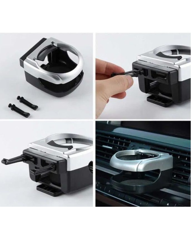 Ποτηροθήκη αυτοκινήτου - SD-1003 - 005205 - Black