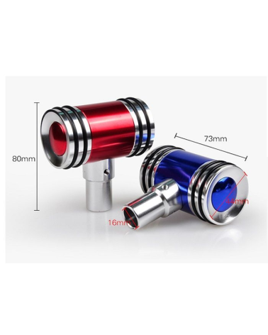 Λεβιές ταχυτήτων μεταλλικός - 1224109/03 - 120510 - Red